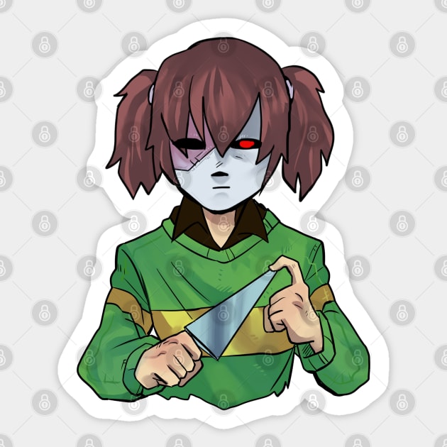 Chara [Sally Face] Sticker by WiliamGlowing